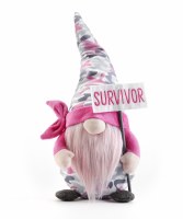 11" Pink Camo Cancer Survivor Gnome