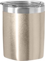 10 Oz Gold Sparkle Stainless Steel Insulated Tumbler