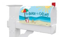 "The Beach is Calling" Mailbox Cover