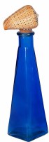 10" Cone Shell Top Blue Bottle